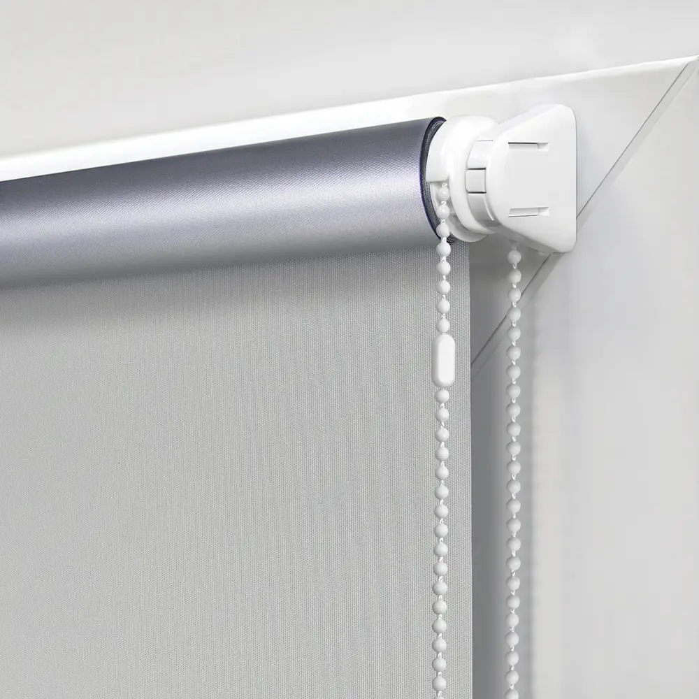 Рулонная штора ЭСКАР Silverback серый блэкаут 50x160 см 89354632 STLM-1035424 - Вид №1