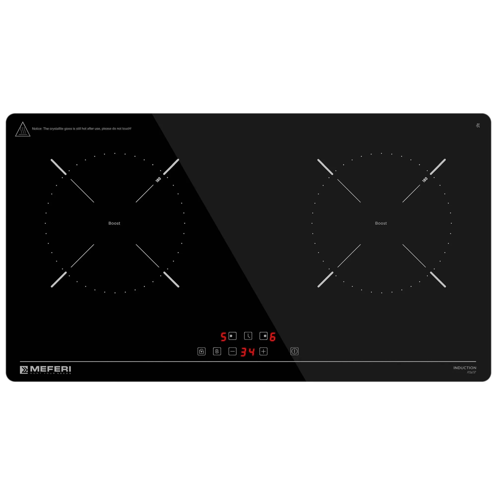 9168787 Индукционная варочная поверхность Meferi MIH602BK POWER STDN-0103419 - Вид №1