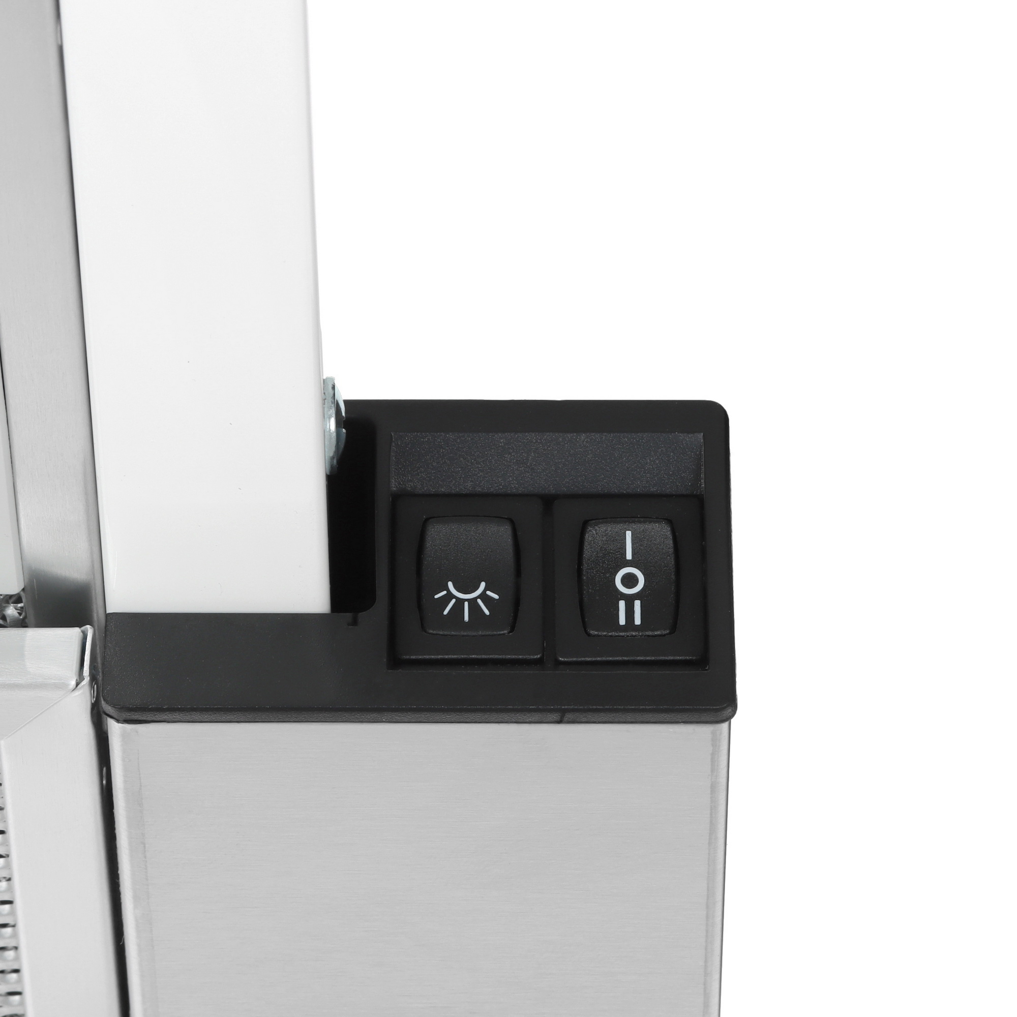 1184239 Вытяжка телескопическая ELIKOR Интегра Glass 45Н-400-В2Д серебристый/белый STDN-0122611 - Вид №5