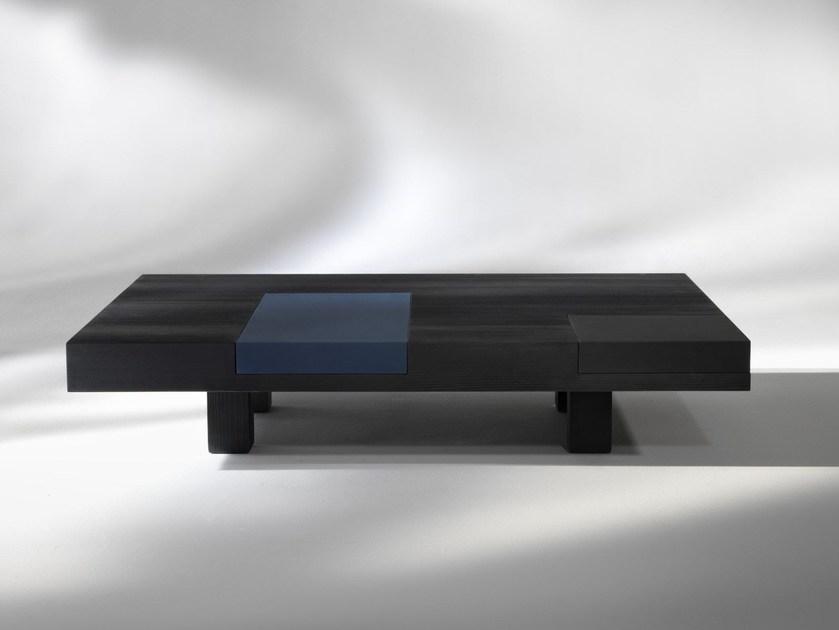 ALBEDO Низкий прямоугольный журнальный столик из лиственницы  Ny120lb  - Вид №7