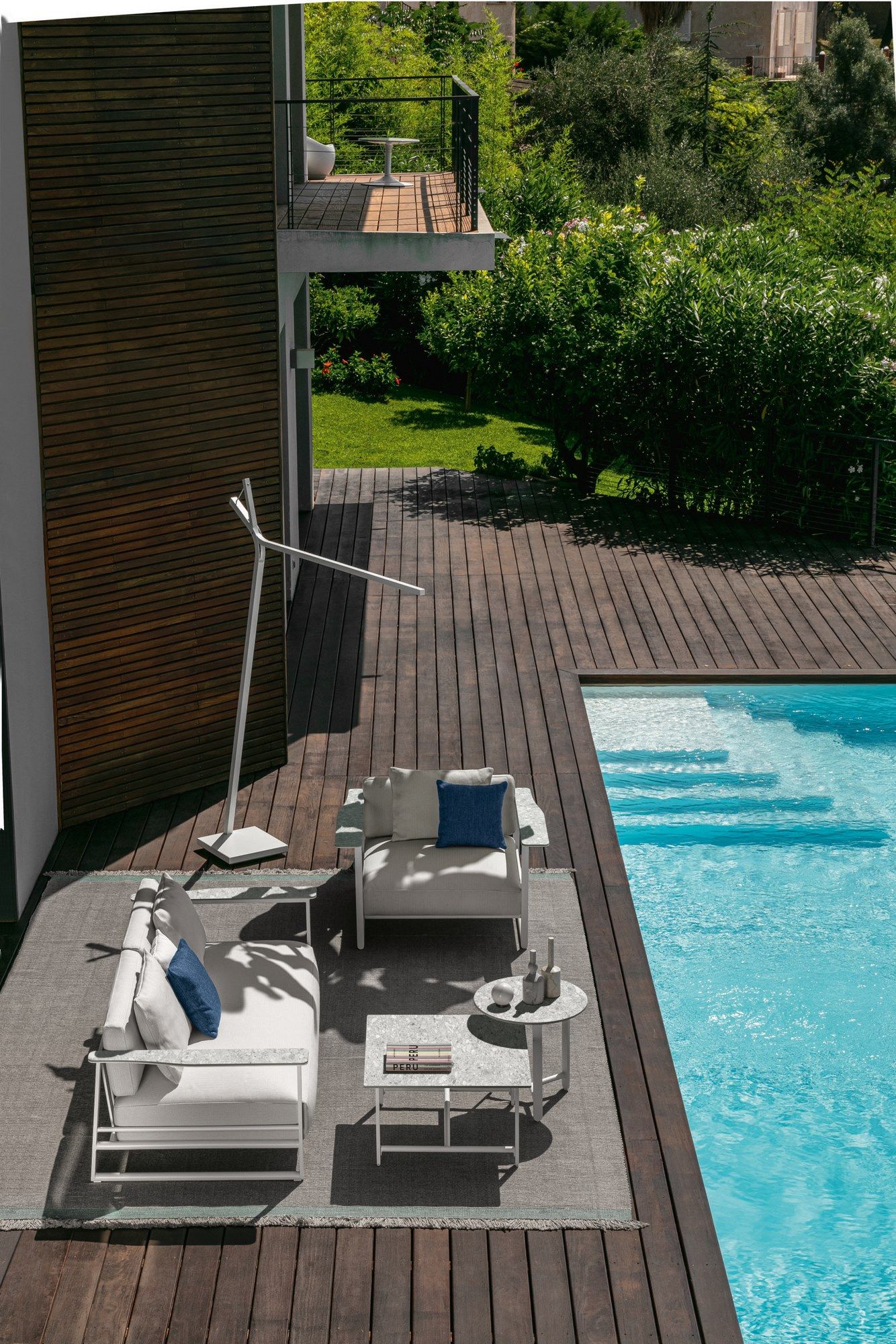 2-местный тканевый садовый диван Talenti Riviera ARCH-00108441 - Вид №1