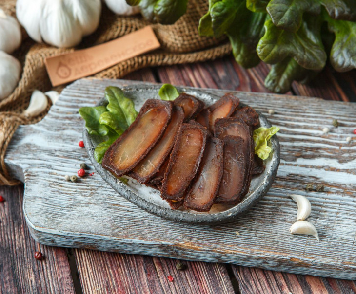 8915 Бастурма из курицы (нарезка) Вкусляндия  - Вид №1