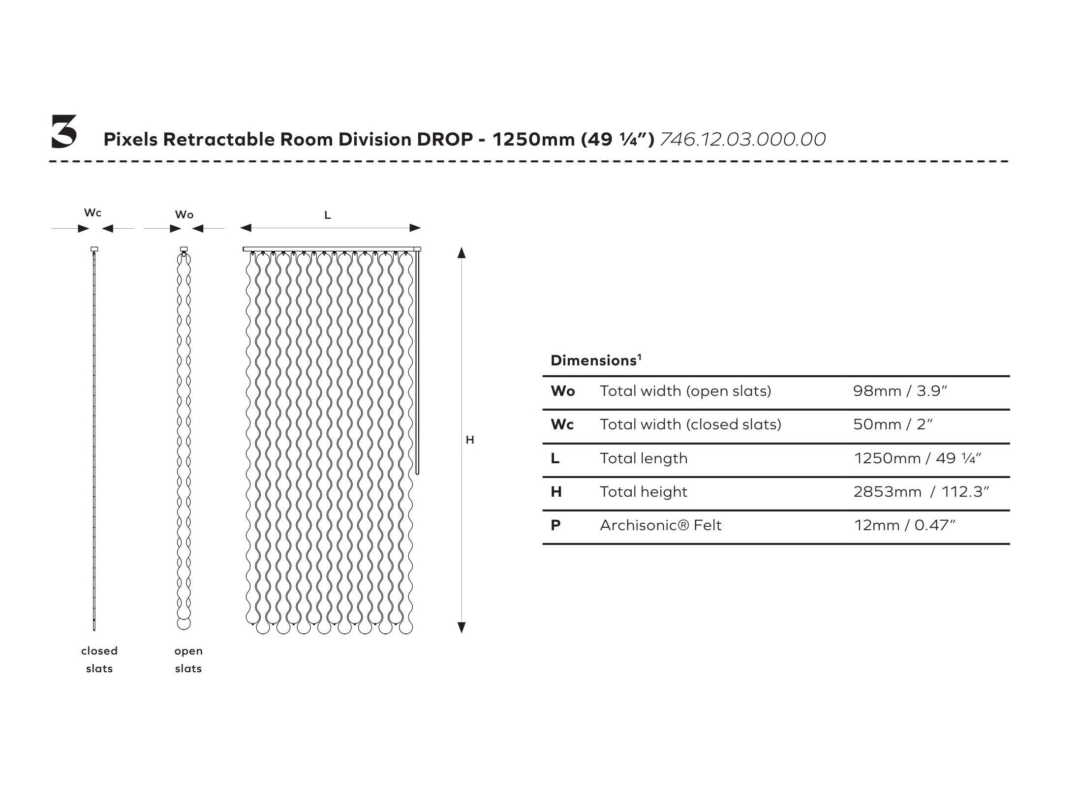 Рециркулированный ПЭТ подвесной звукопоглощающий офисный перегородка IMPACT ACOUSTIC® ARCHISONIC® Felt ARCH-00114591 - Вид №6