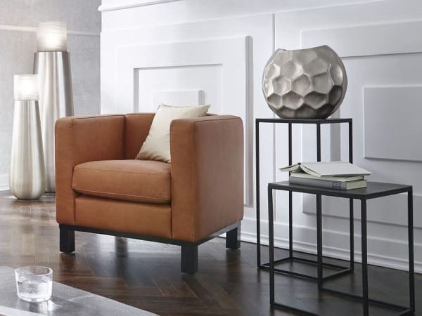 Кожаное кресло с подлокотниками LAMBERT BELLA ARCH-00138615