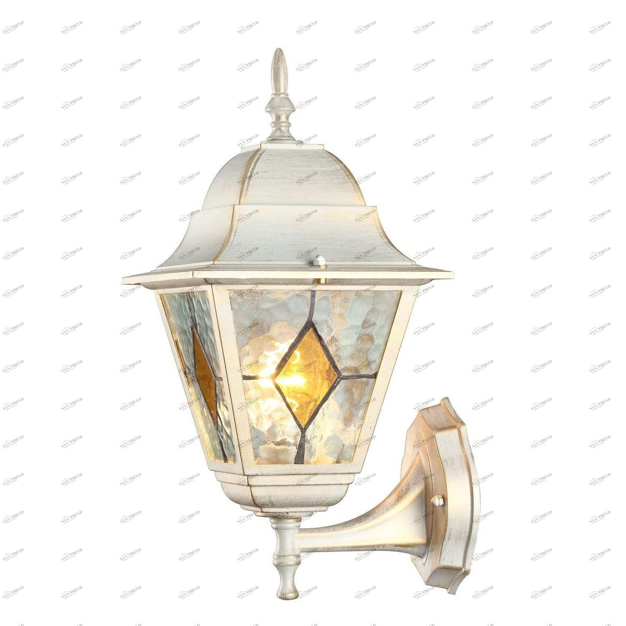 Уличный настенный светильник Arte Lamp Berlin A1011AL-1WG ARTE LAMP ПОД СТАРИНУ, ФОНАРЬ 111225 Белый 