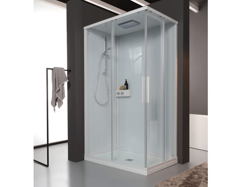 Прямоугольная угловая душевая кабина с раздвижной дверью Kinedo K500 ARCH-00055391