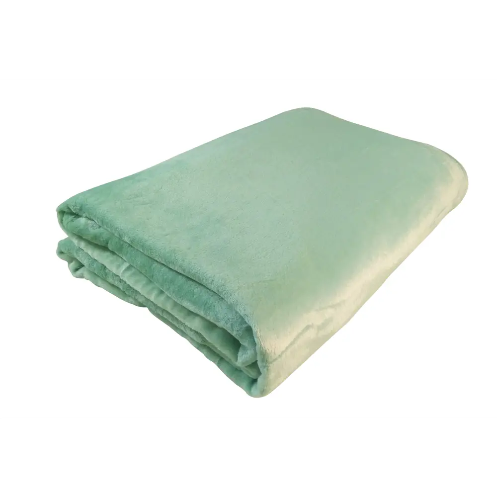 Плед фланелевый цвет зелёный 180х200 см BELEZZA STLM-2133983