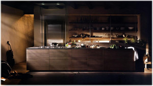 Кухня  VALCUCINE Artematica Noce Tattile