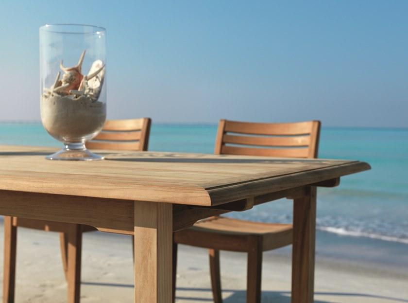 Unopiù Раздвижной прямоугольный стол из тика Chelsea Witare - Вид №4