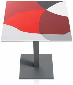 Diabla Квадратный стол из ламината Abstrakt mona