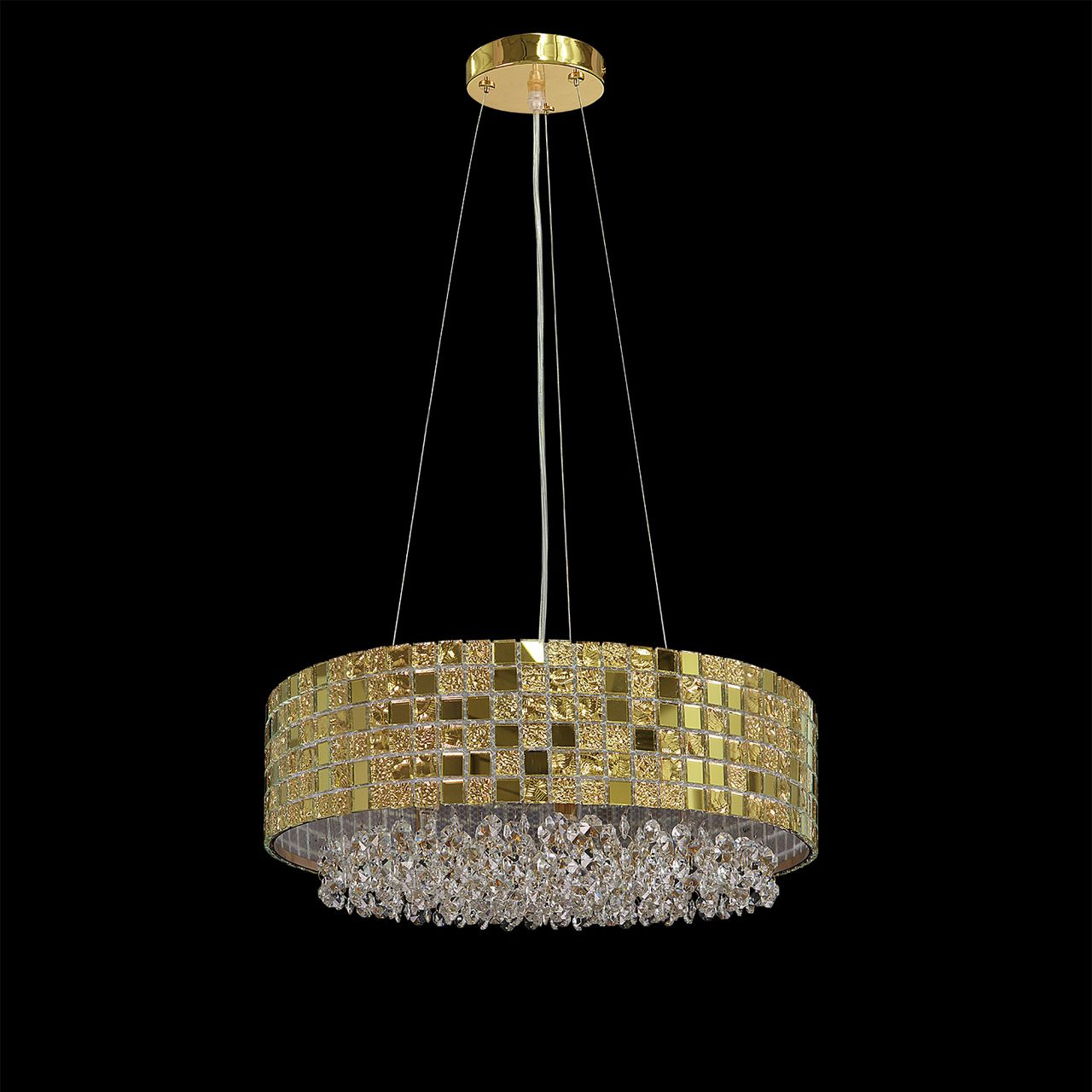 Подвесная люстра Lightstar Bezazz 743162 LIGHTSTAR ДИЗАЙНЕРСКИЕ, BEZAZZ, ДВУХЪЯРУСНЫЕ 056287 Золотой  - Вид №2