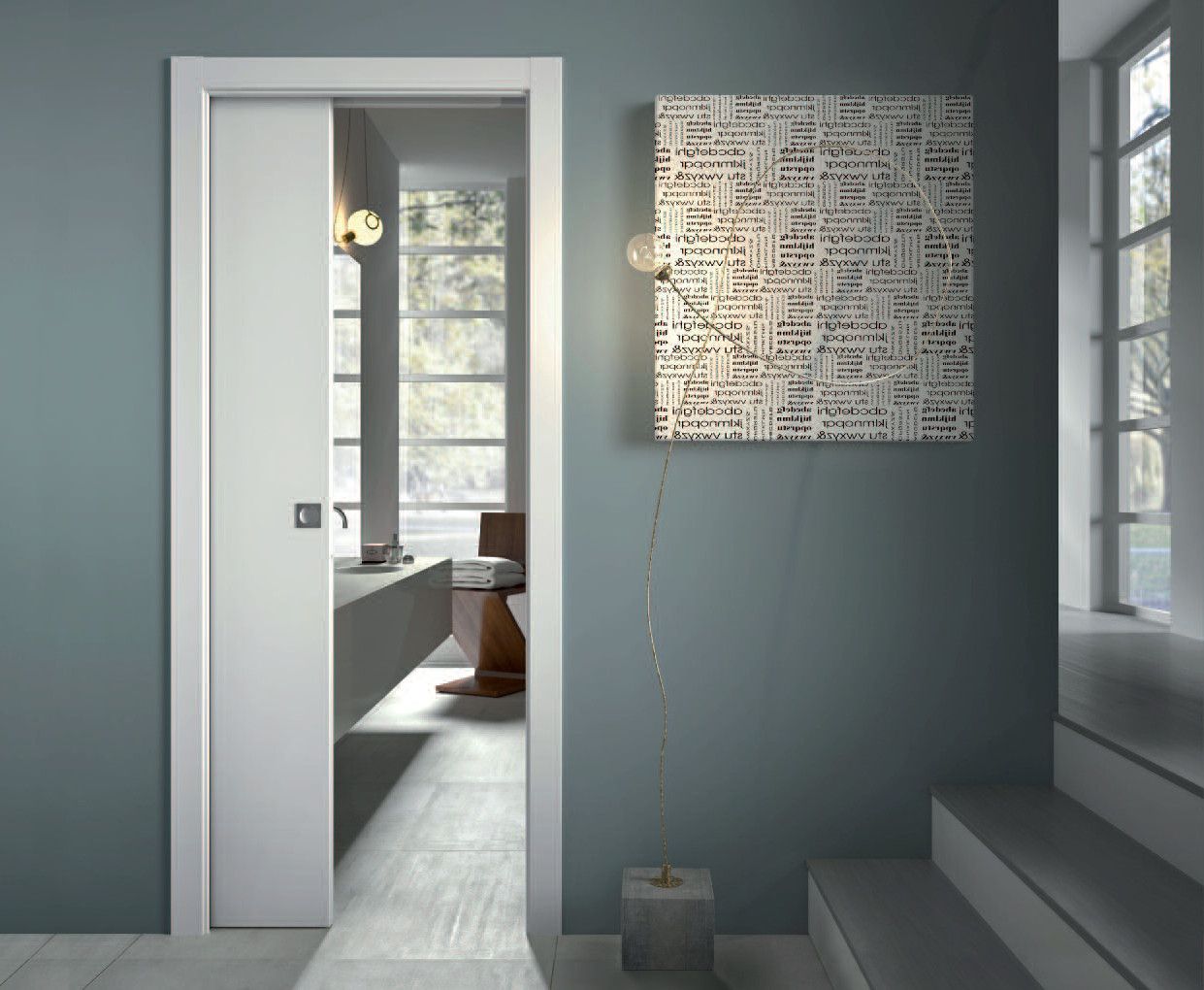 Подрамник для одностворчатой раздвижной двери Scrigno SCRIGNOTECH ARCH-00092971 - Вид №2