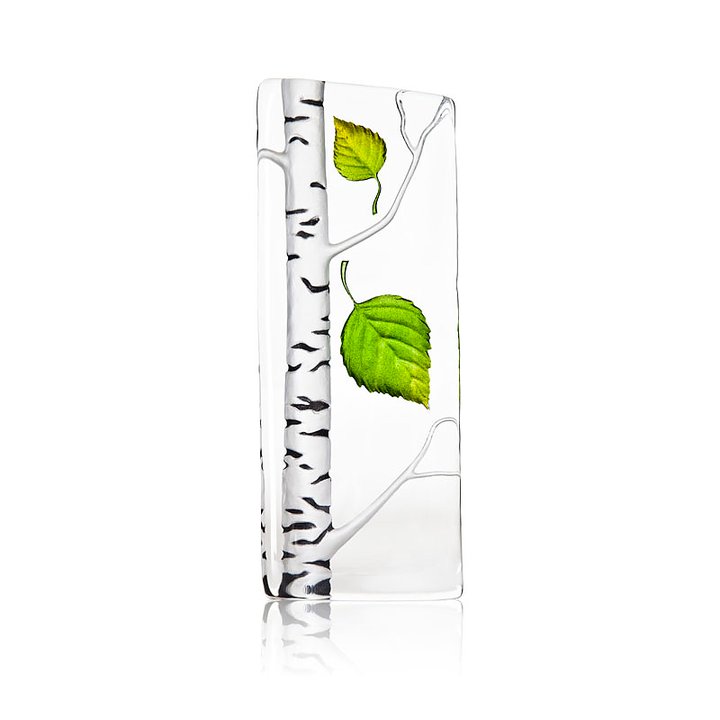 34199 Скульптура "Берёза" (большая), зелёная/чёрная, 80/210 мм. Maleras 