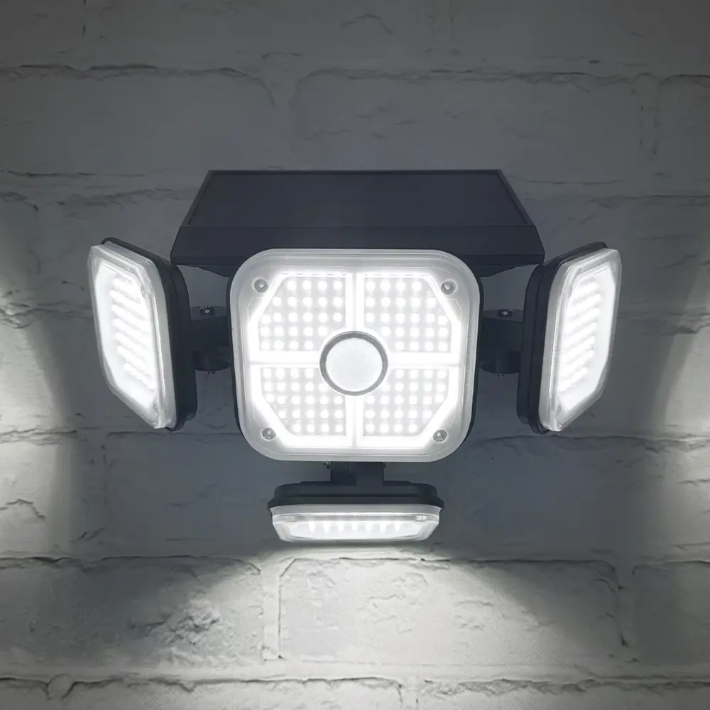 Светильник светодиодный уличный Duwi Solar LED PRO на солнечных батареях с ДУ 50Вт 6500К 1000Лм IP65 датчик движения черный STLM-2182937 - Вид №4