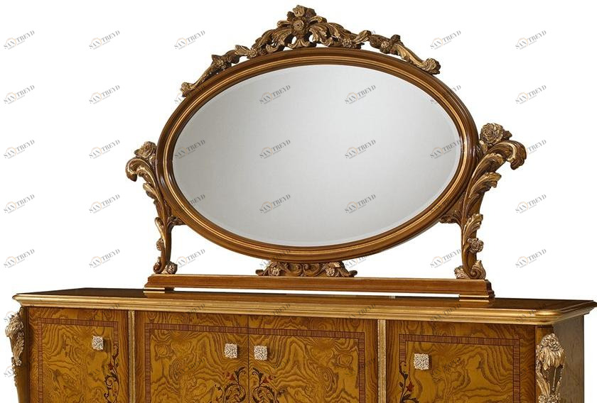 A.R. Arredamenti Зеркало настольное овальное в раме Dolcevita 203/s