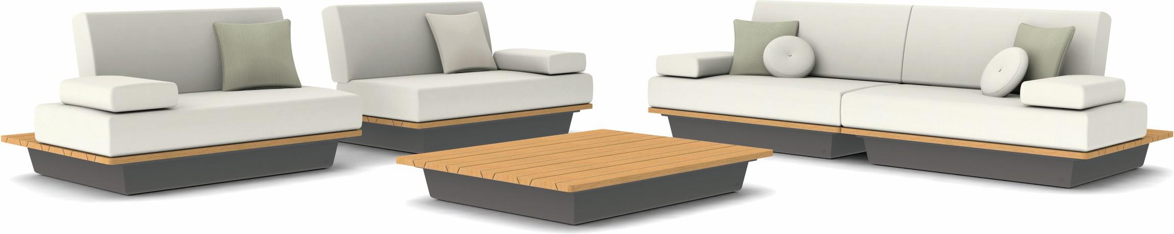 MNST374 Concept 3 лава деревянная поверхность iroko Manutti Air