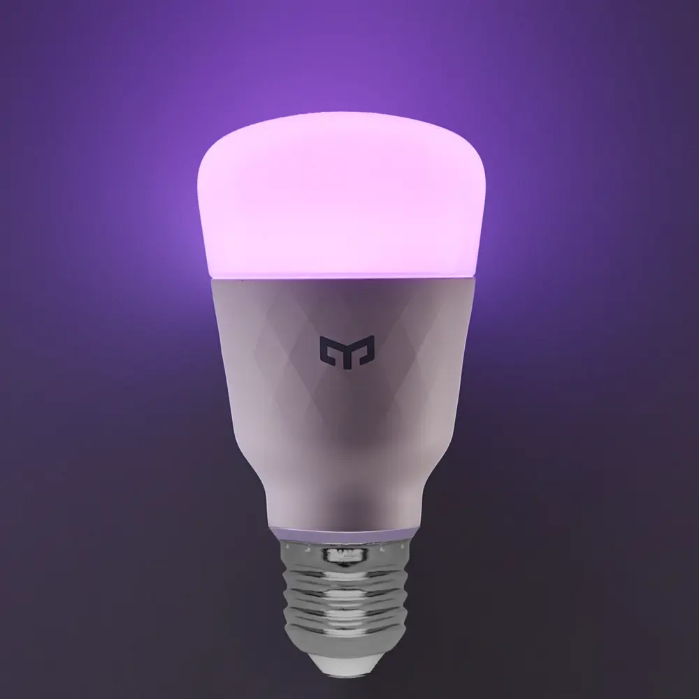 Лампа умная светодиодная Yeelight E27 200-240 В 10 Вт груша матовая 800 лм регулируемый цвет света RGBW для диммера 89193415 STLM-2194174  - Вид №8