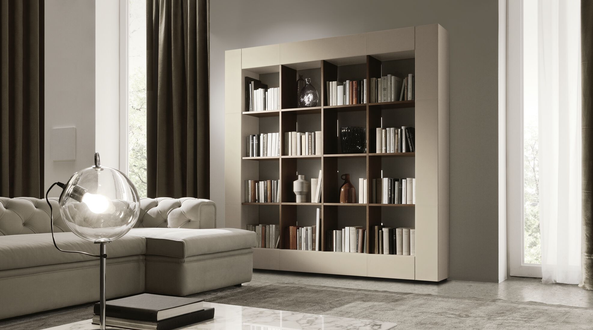 Деревянный книжный шкаф i 4 Mariani ARCH-00116459 - Вид №2