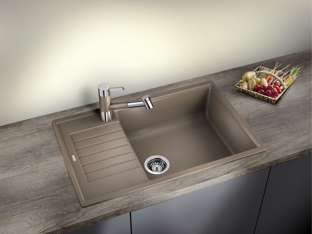 523282 Кухонная мойка Blanco Zia XL 6 S Compact кофе  Blanco Zia Кофе - Вид №1