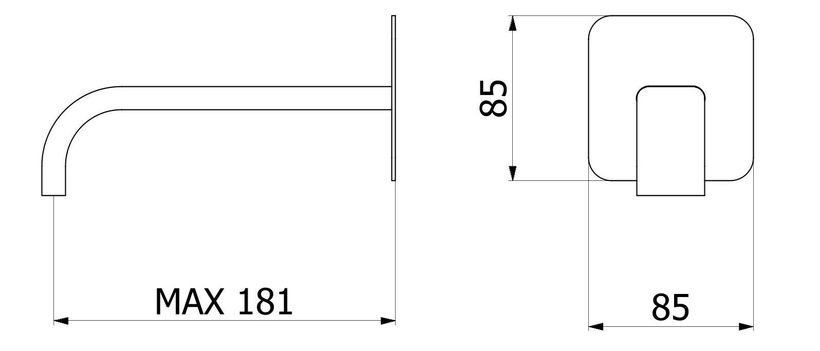 Настенный дозирующий носик IB Superbox ARCH-00061281 - Вид №2
