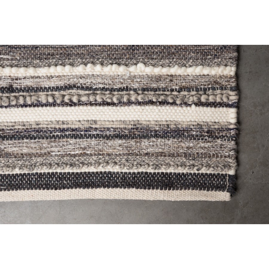 Ковер Carve 170х240 см, черно-белый Dutchbone 6000094 - Вид №3