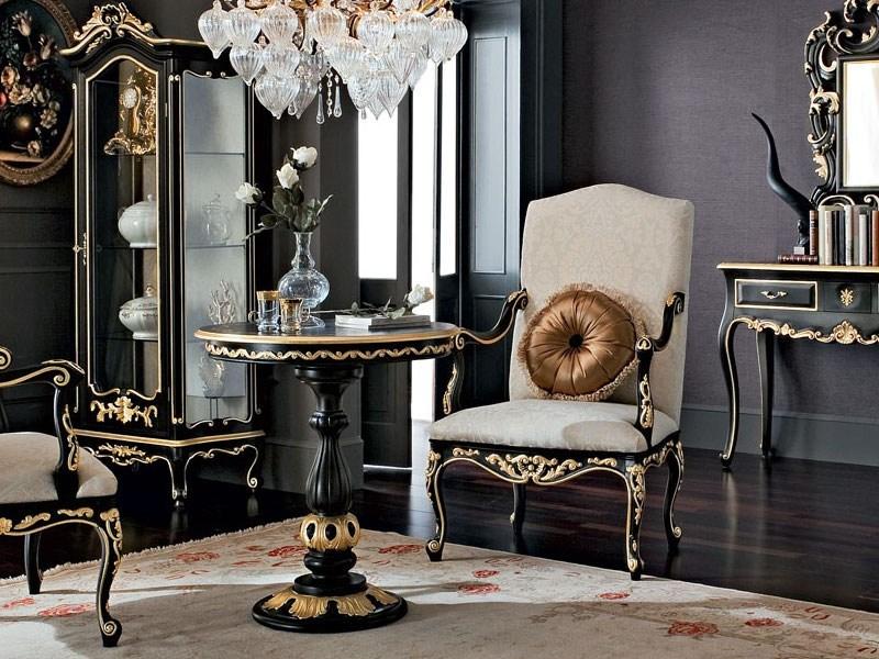 Modenese Gastone Круглый стол для гостиной из массива дерева Casanova 12614 - Вид №2