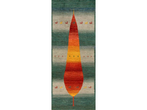 Прямоугольный шерстяной ковер