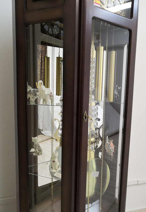 Часы напольные коричневые темный орех Dark Walnut SARS ДИЗАЙНЕРСКИЕ 00-3967451 Коричневый  - Вид №1