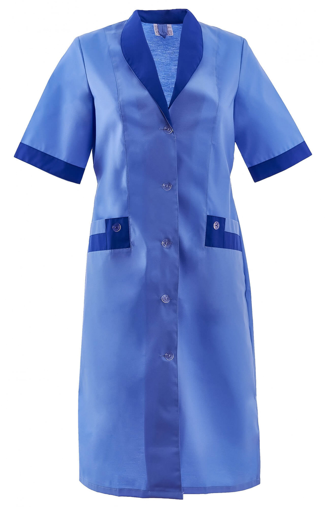 61745 Халат "Радуга" короткий рукав  Одежда для обслуживающего персонала  размер 46 Спецодежда 