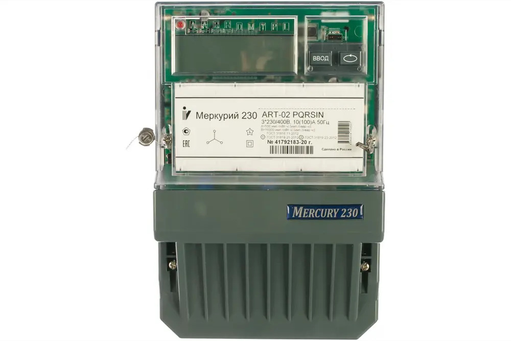 93733580 Электросчетчик Меркурий Инкотекс 230ART02PQRSIN 100 А STLM-1111012