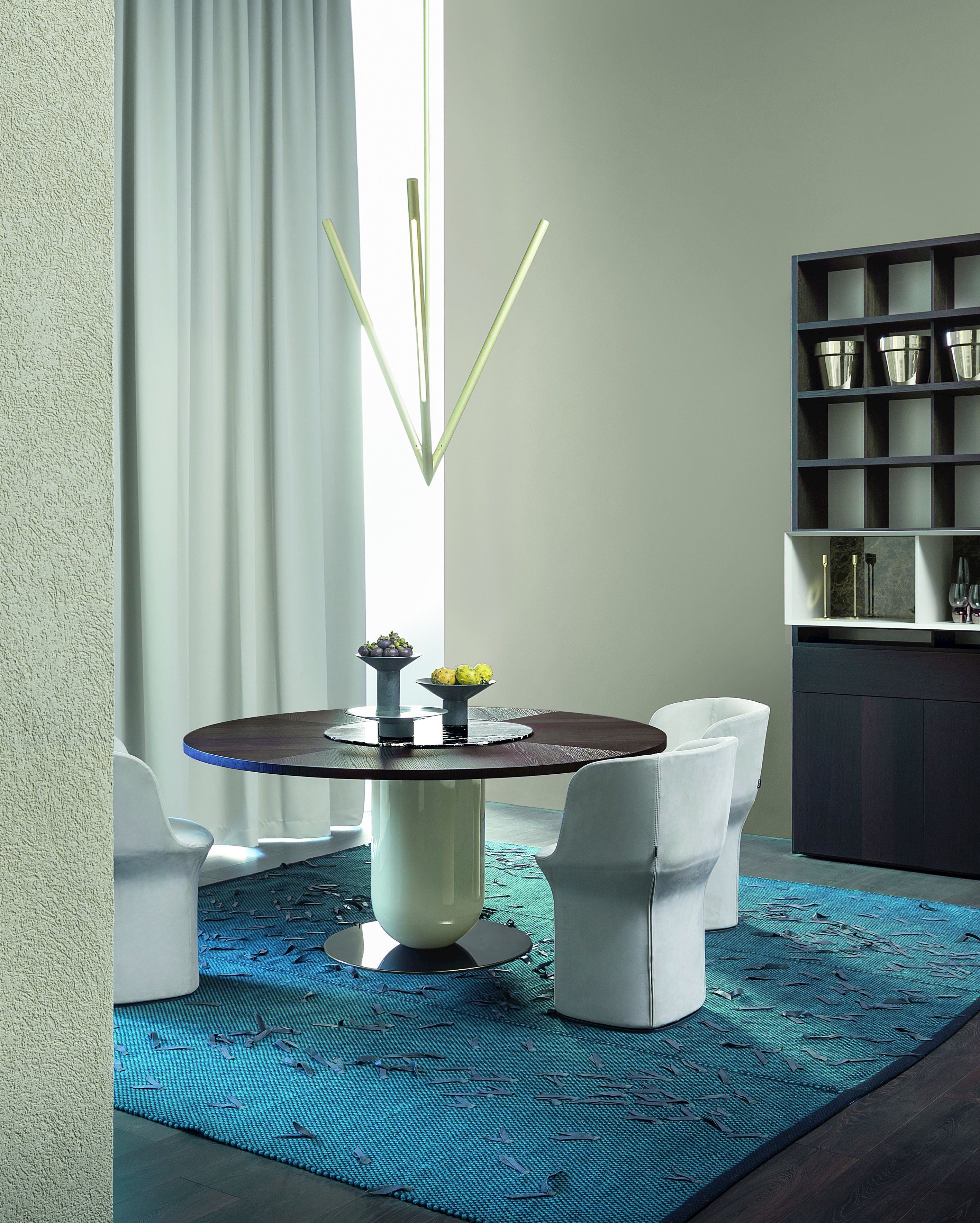 Деревянный стол с Lazy Susan Pianca Этторе ARCH-00058475 - Вид №2