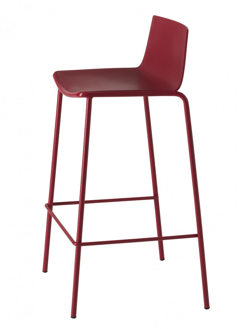 Cuba 623 Барный стул со стальным каркасом, 4 ножки. Полипропиленовая оболочка. Et al. Cuba - Вид №1