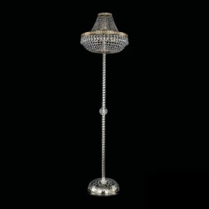 Торшер хрустальный на 8 ламп 172х45 см золото Bohemia Ivele 19011T3/H/45IV-172 G BOHEMIA IVELE ЭЛИТНЫЕ 00-3889496 Золото;прозрачный