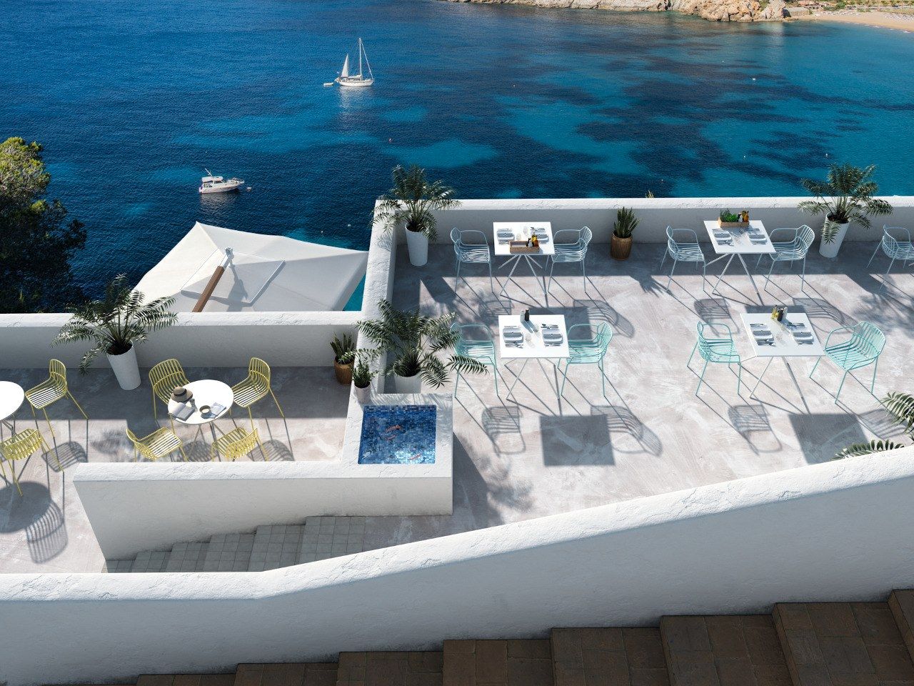 Стальной квадратный садовый стол Brunner crona steel ARCH-00128810 - Вид №1