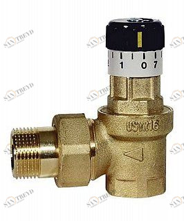 Перепускной клапан угловой HB WATTS USVR 1" 0,03-0,5 10005174