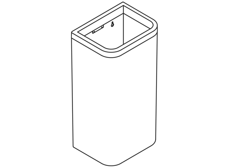 477.05.20398 корзина для бумаг HEWI Serie 477/801  - Вид №20
