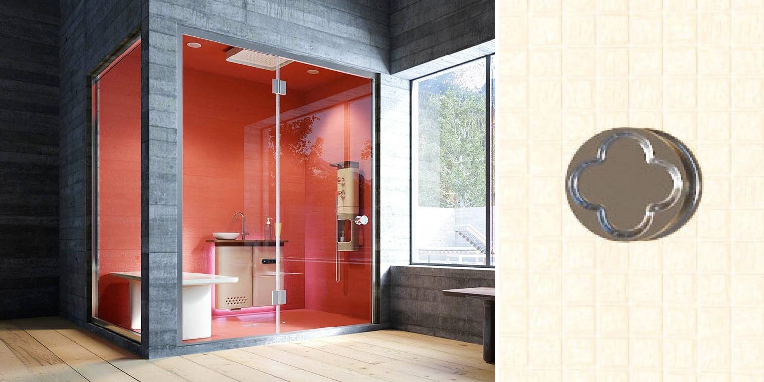 Дверь для хамама Ananda 16 Glass1989 Двери и окна для хамама Ananda GCF0003T50R - Вид №1