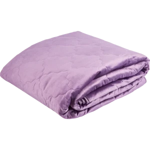 Покрывало Ромб 220x240 см бархат цвет сиреневый