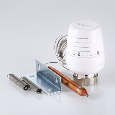 VT.5012.0.0 Термостатическая головка с выносным накладным датчиком Valtec 20-60 °С, 2 м  - Вид №1