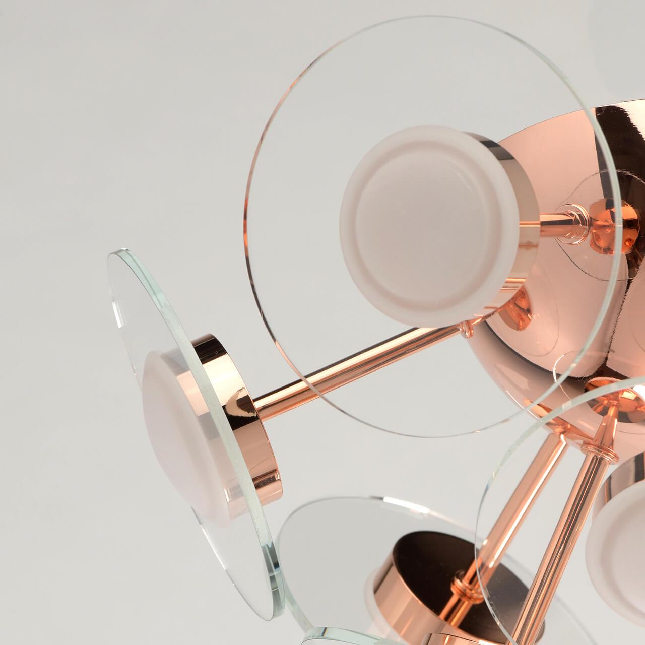 Потолочная светодиодная люстра De Markt Граффити 678012309 DE MARKT ГРАФФИТИ 184327 Медь  - Вид №3