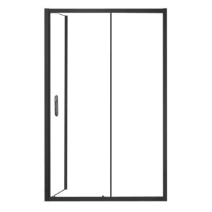 90784514 Душевая перегородка AZND1131R1200BLACK 120х200см черный профиль MILTON STLM-0380992 AZARIO