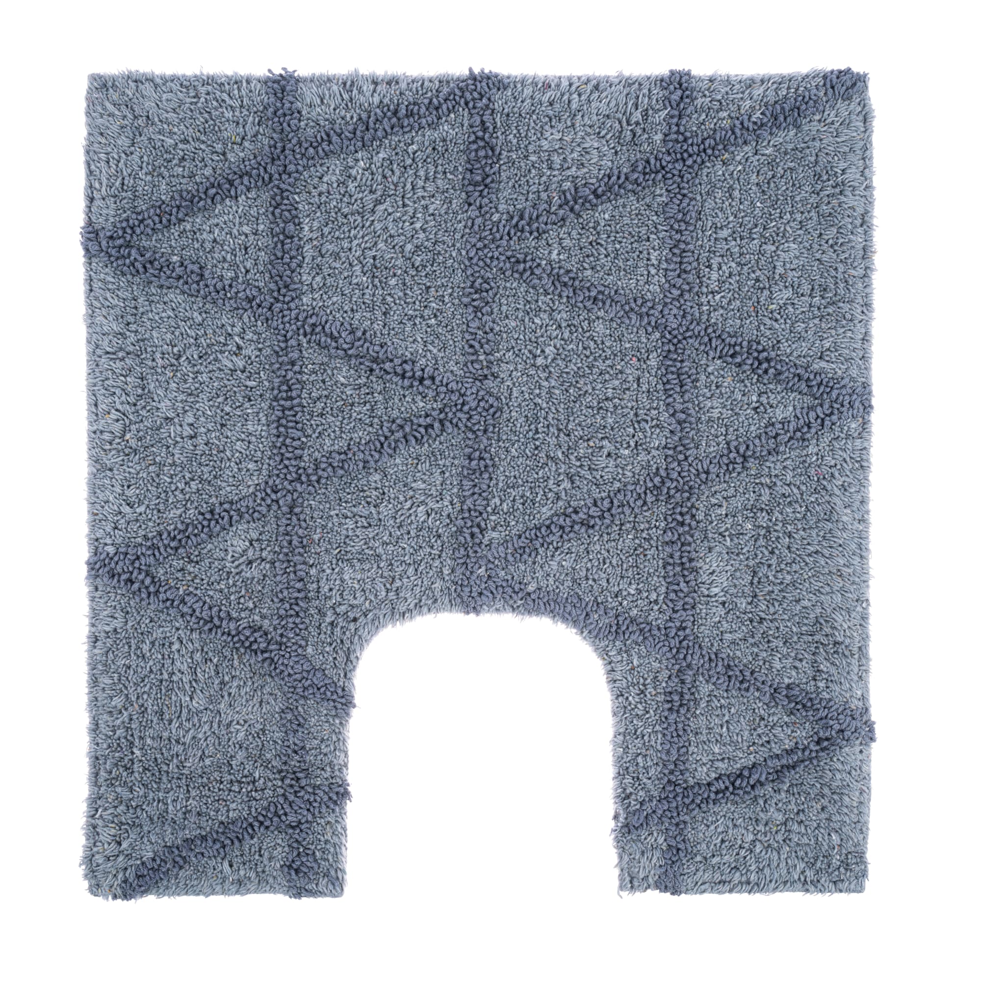 85200344 Коврик для туалета Loft 45х45 см хлопок цвет серый нет Santreyd 