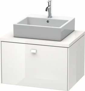 BR511102222 Brioso Тумбочка для консоли Белый глянцевый декор