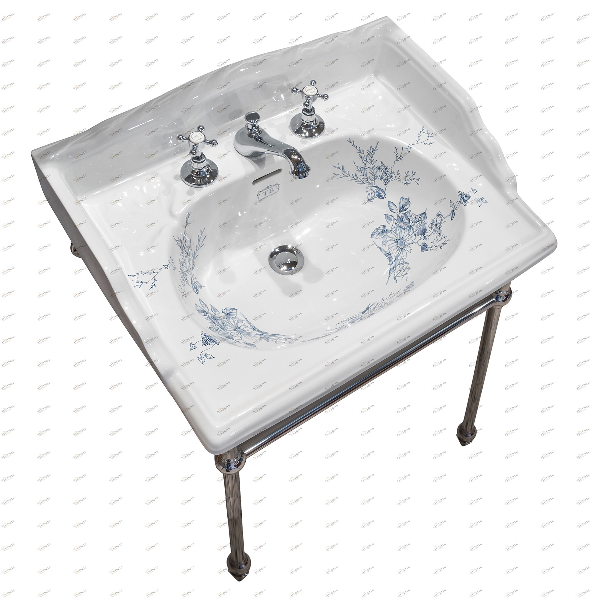 Traditional bathrooms САДОВАЯ РАКОВИНА СОМЕРСЕТ с консолью TB-SG-063 