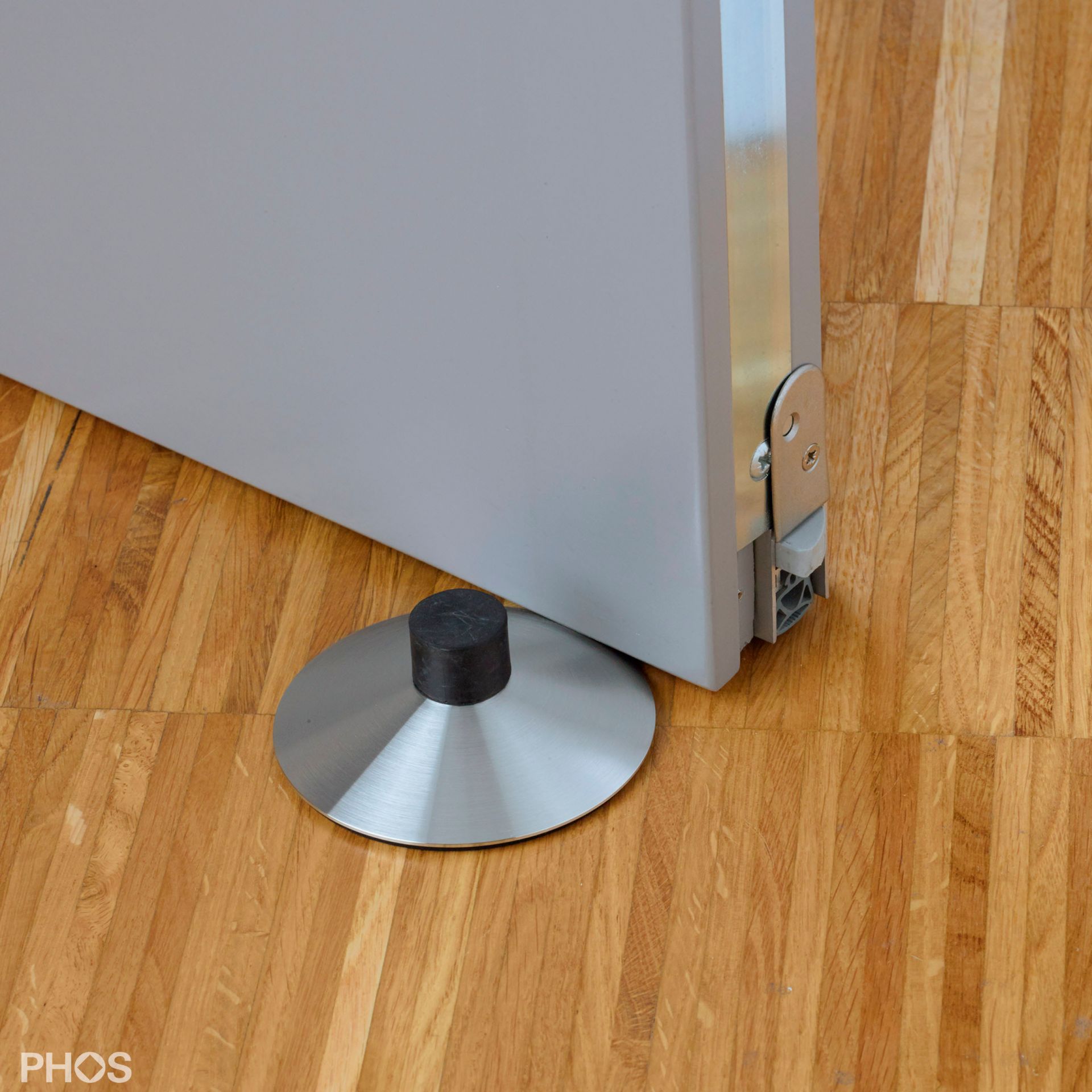 TSB80-13 Дверной упор/дверной клин вулканино ø80 мм, высота 28 мм. PHOS  - Вид №1