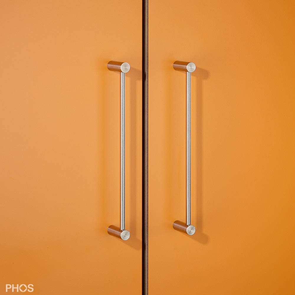 BG6-192E Изогнутая рукоятка с концевыми скобами, рукоятка ø6 мм, длина 19,2 см. PHOS 