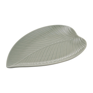2002.225 Блюдо сервировочное in the forest leaf, 20,5х31,5 см, серо-зеленое Mason Cash