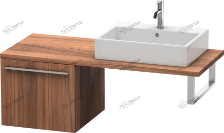 XL543207979 X-Large Шкафчик для консоли Орех натуральный, декор Duravit