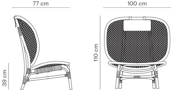NORR11 Кресло из бамбука и ротанга с подголовником sun-id-1500658 - Вид №7