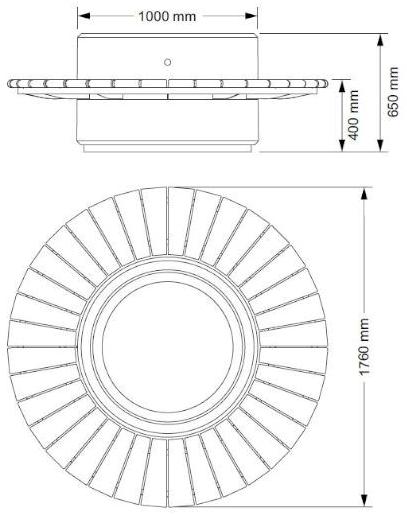 ENCHO ENCHEV - ETE Круглая скамья из бетона со встроенной сеялкой  192  - Вид №6